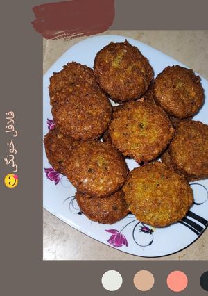 عکسی از دستور فلافل خونگی🤤