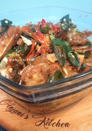 Foto resep Tumis Ikan Asin Jambal Cabe Ijo