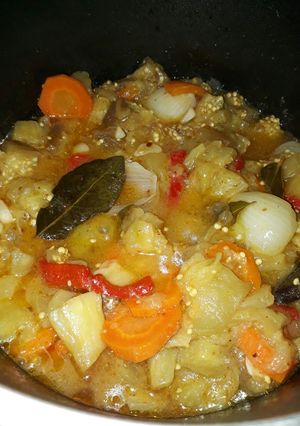 Una foto de Escabeche de berenjenas