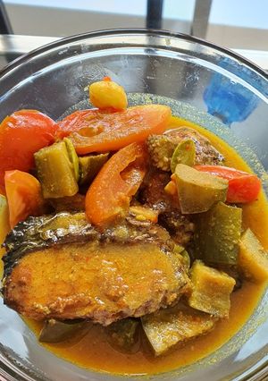 Foto resep Iwak mangut terong pete