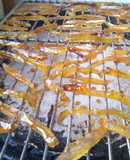 Cáscaras de naranja confitadas