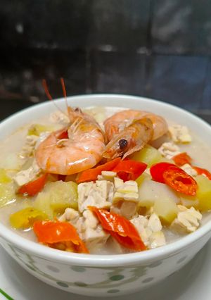 Foto resep Lodeh Putih Kentang Tempe