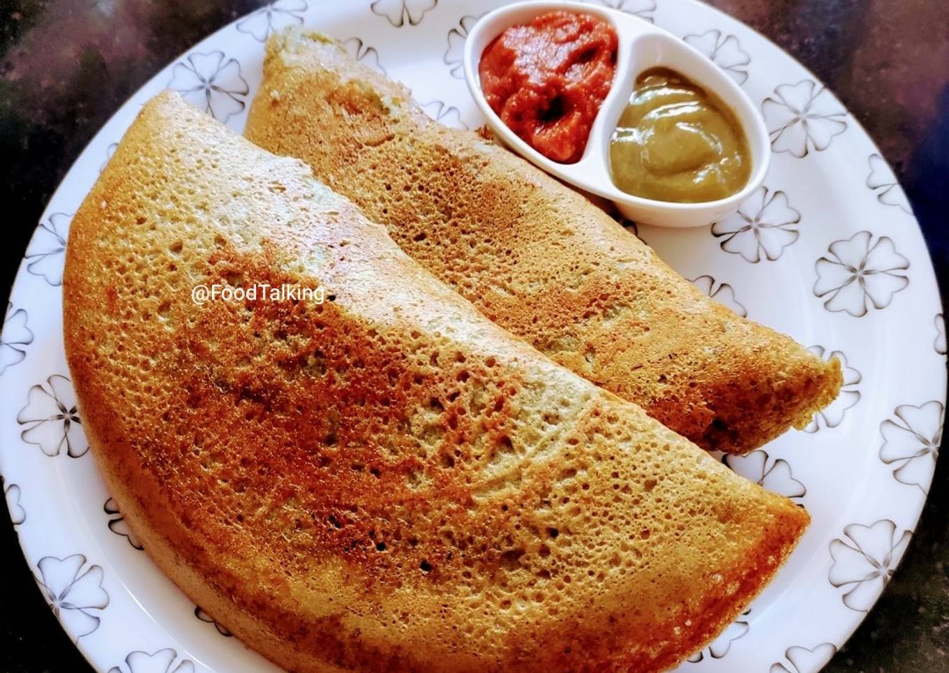 Green Moong Daal Dosa
