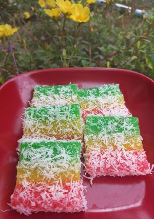 Foto resep Singkong pelangi