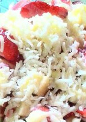 Foto resep Salad buah simple