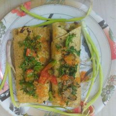 Papad wrap A picture of Papad wrap.
