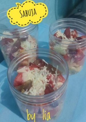 Foto resep Sabuja (Salad Buah dalam Jar)