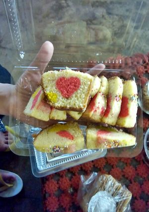 Foto resep Love inside the Cake