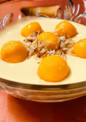 A picture of Mango Shrikhand.