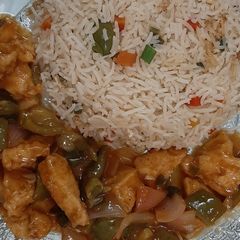 Chicken chilli A picture of Chicken chilli.
