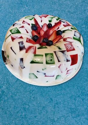 Una foto de Gelatina de mosaico