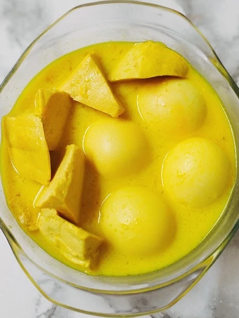 Langkah Gampang Membikin Resep Terik Telur Tahu / Bumbu Kuning yang Menggugah Selera Anti Ribet, Uenak Banget