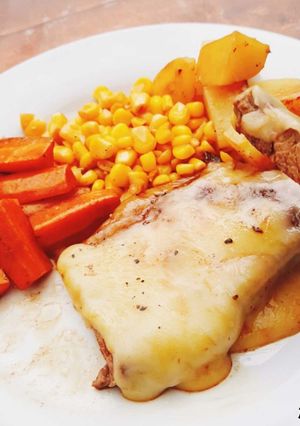 Foto resep Steak with Mozarella Homemade