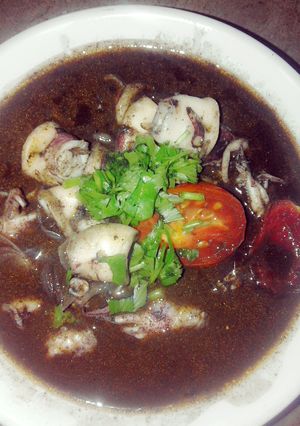 Foto resep Cumi bumbu hitam saus tiram