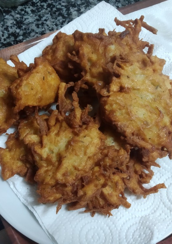Una foto de Bramborák (tortita de patatas)