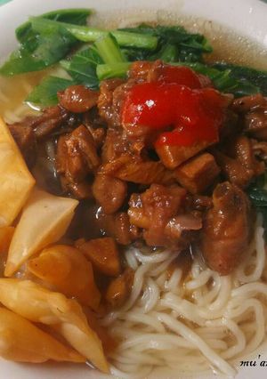 Foto resep mi ayam pangsit