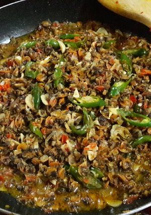 Foto resep Oseng kerang pedas