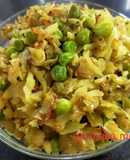 Cabbage-Peas Green Subzi