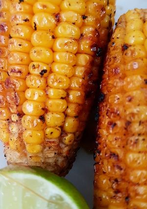Foto resep Jagung bakar pedas gurih