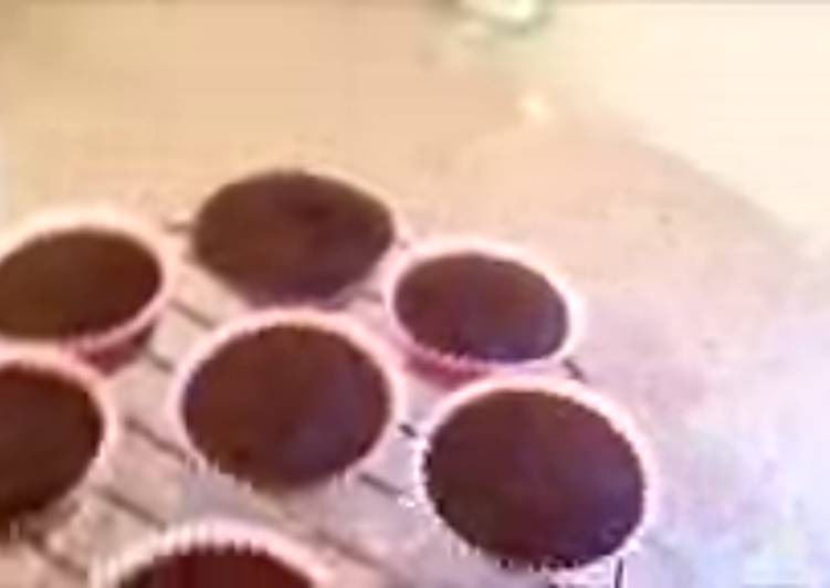 Cupcakes o Magdalenas de chocolate