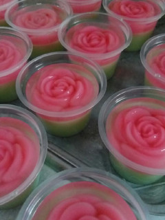 Foto resep Puding mawar