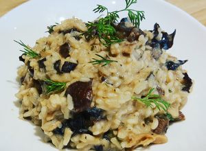 Una foto de Funghi Risotto (Risotto de hongos)
