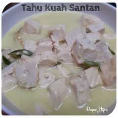 A picture of Tahu Kuah Santan.