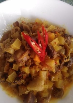 Foto resep Sambal goreng hati ampela+kentang