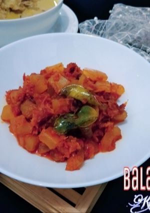 Foto resep Balado Cecek (Kulit Sapi)