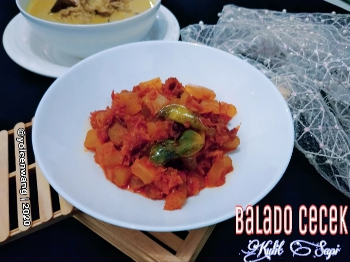 Langkah Gampang Menyiapkan Resep Balado Cecek (Kulit Sapi) yang Enak Banget