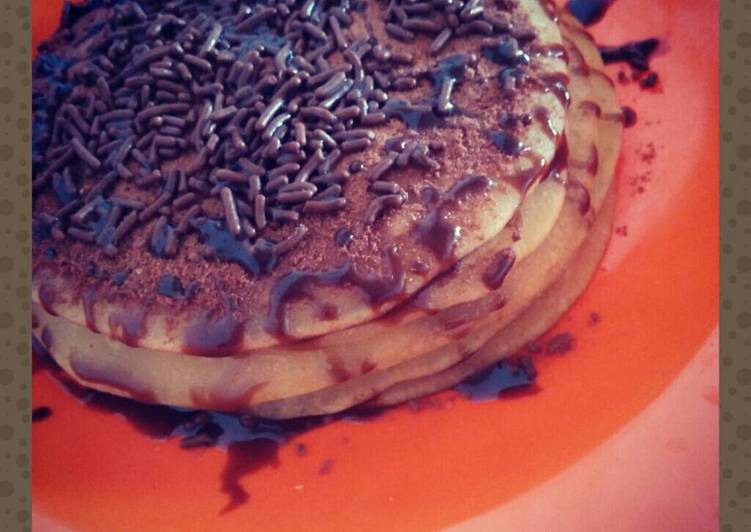Pancake Double choco Ala-ala