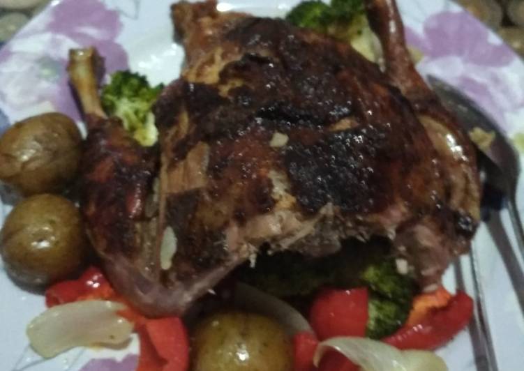 Resep Chicken Roasted yang Enak Banget