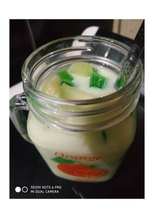 Foto resep Es Melon Jelly