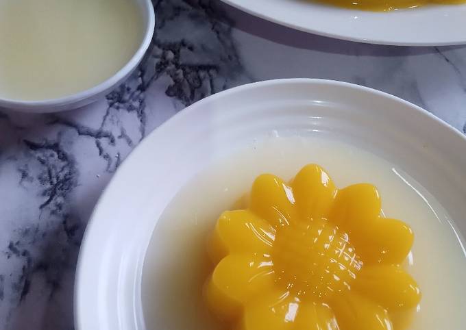 Resep Puding Labu Kuning Vla Susu oleh Sulis_UmmuSalma - Cookpad