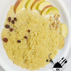 A picture of Pearl couscous pap.