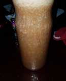Jugo de naranja y uva