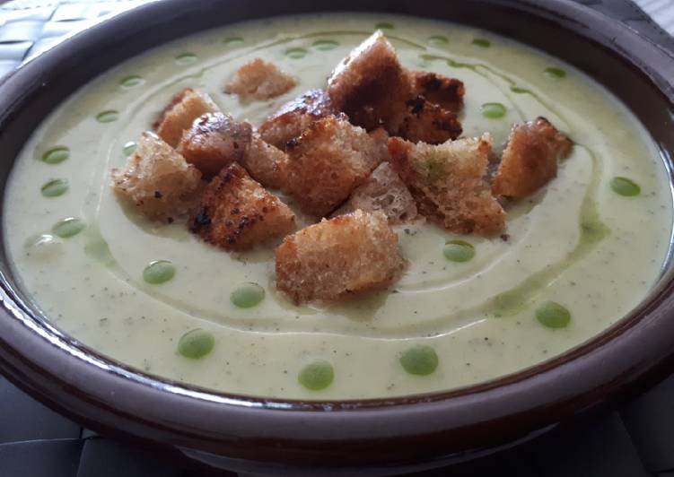 Crema de calabacín vegana