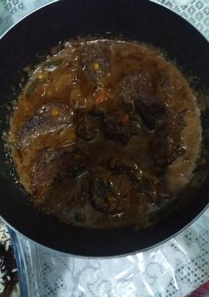 Foto resep Daging gepuk semur sederhana