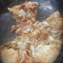 A picture of Mexican stuffed pizza.