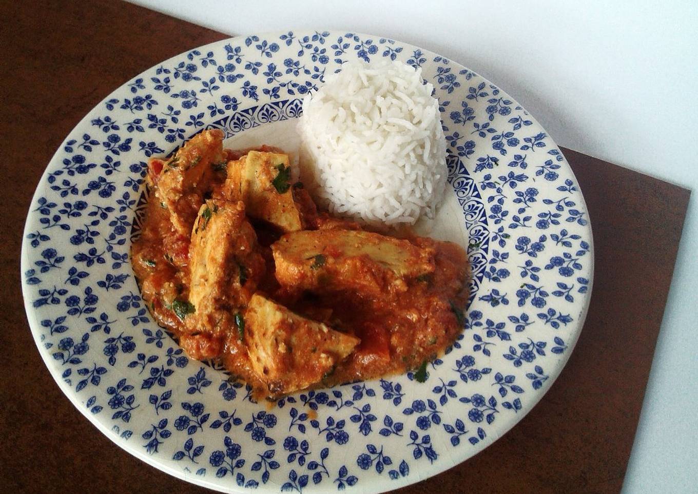 Pollo tikka masala<br />{popular receta india)