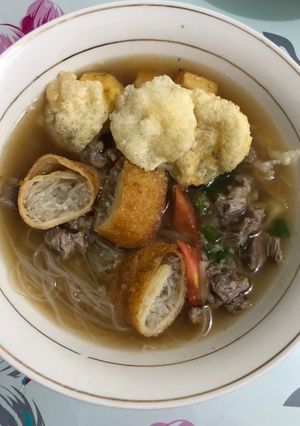 Foto resep Soto Daging Risol