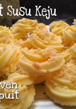 Foto resep Semprit Susu Keju 3 Bahan | Tanpa Spuit Tanpa Oven