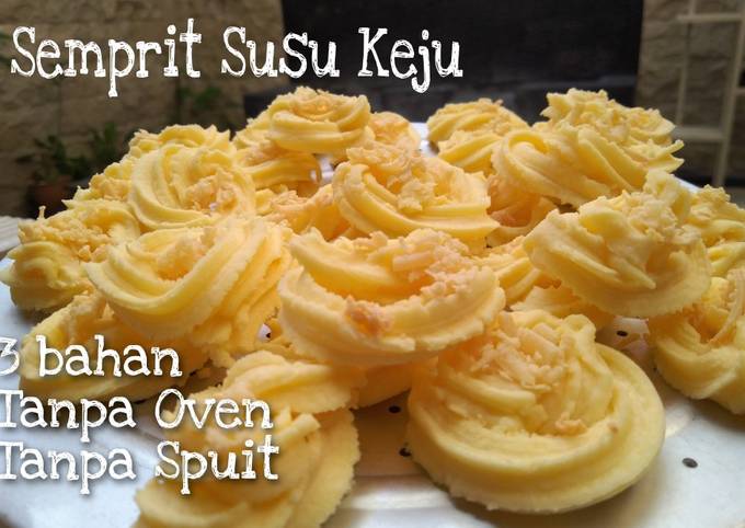 Resep Semprit Susu Keju 3 Bahan Tanpa Spuit Tanpa Oven Oleh Riana