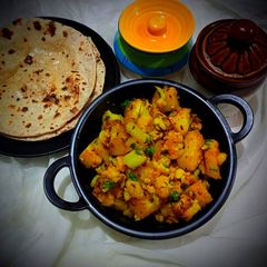 Aloo gobhi A picture of Aloo gobhi.