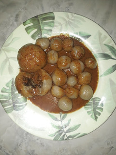 Foto resep Cilok Abon Bumbu Kacang