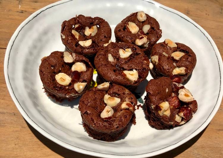 Mini muffins choco-noisettes