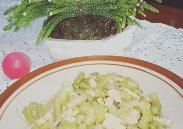 Tumis Pare dan Tempe