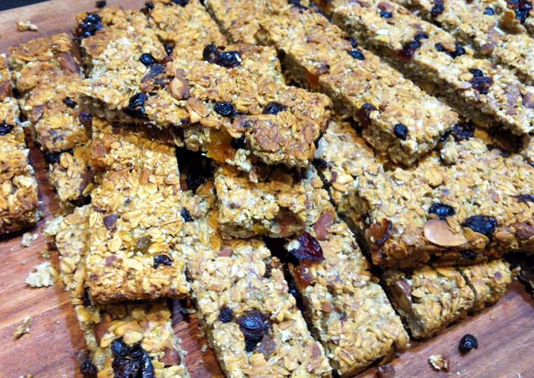 Steps to Prepare Award-winning No Sugar Muesli Bars