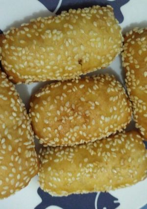 Foto resep Roti goreng wijen