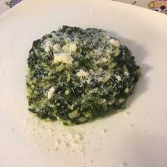 Foto di Risotto con spinaci